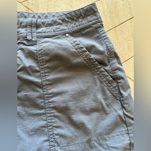 Title Nine Womens Sz 6 Blue Outdoor Hiking Shorts Lightweight Utility Activewear - Picture 3 of 10